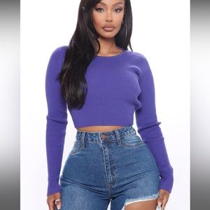 Fashion nova purple top💜